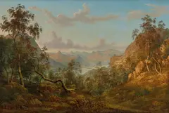 John Glover, A Lake Scene in Cumberland (circa 1835), 1835, oil on canvas