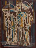 Ian Fairweather, Conversation in the Rain (1957)