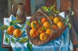 Margaret Olley, Basket of Oranges 1964