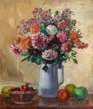 Nora Heysen, Summer Fruit and Flowers 1953