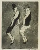 Fred Williams, The Boy Friend (1955-1956), 1955-1956, etching, aquatint, engraving and drypoint on paper