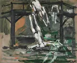 John Passmore, Four Bathers at a Bridge