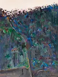 Fred Williams, Treefern Hillside, near Tallebudgera (1971), 1971, synthetic polymer paint and gouache on paper