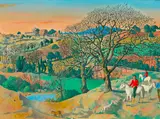 Justin O'Brien, Maremma Landscape (1986), 1986, oil on canvas