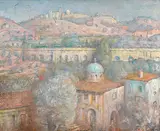 Lloyd Rees, Tuscany 1957-1972, 1957-1972, oil on canvas