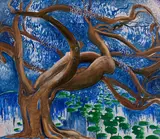 Moreton Bay Fig, Botanic Gardens (1984) by Brett Whiteley, 1984, oil on canvas, offered May 2018