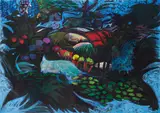 Charles Blackman, The Dreaming Garden (1970)