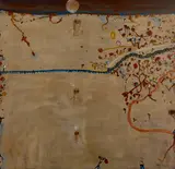 John Olsen, Night Train and Owls 1980, 1980, oil on canvas