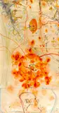 John Olsen, Rookery, watercolour and pastel on paper