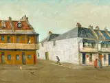 Sali Herman, (Terrace Houses) 1974, 1974, oil on canvas