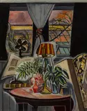 Roy De Maistre, Still Life with Lamp