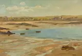 Rupert Bunny, Low Tide, Brignogan (circa 1900)