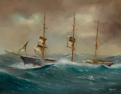 William Edgar, The Glenesk, oil on board