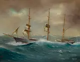 William Edgar, The Glenesk, oil on board