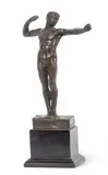 Sketch Model for Teucer (1880-1881) by R.a. Sir William Hamo Thornycroft, 1880-1881, bronze, sold Apr 2018