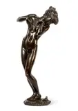 Needless Alarm (1886) 1906 by Frederic, Lord Leighton, P.r.a., R.w.s., 1906, bronze, sold Apr 2018