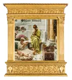 A Corner of the Market Place 1887 by Sir Edward John Poynter, Bt., P.r.a., R.w.s., 1887, oil on canvas, offered Apr 2018