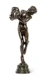 R.a. Sir Alfred Gilbert, Comedy and Tragedy: 'Sic Vita' (1890), 1890, bronze
