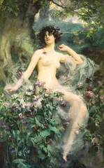 Henrietta Rae, Songs of the Morning (1904), 1904, oil on canvas