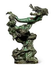 Raoul François Larche, La Tempête et les Nuées (1896) The Storm and the Clouds, bronze