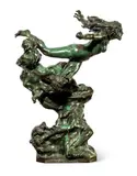 Raoul François Larche, La Tempête et les Nuées (1896) The Storm and the Clouds, bronze