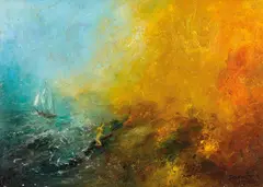 David Boyd, The Crown in the Fire 1970, 1970, oil on canvas