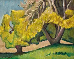(Summer Landscape) by Dorrit Black, oil on canvas, sold Nov 2017