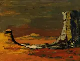 Russell Drysdale, (Desert Landscape) (circa 1956)
