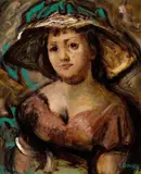 William Dobell, Study for Margaret Olley (1948)