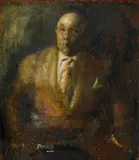 William Dobell, Study for Camille Gheysens (1957), 1957, oil on board