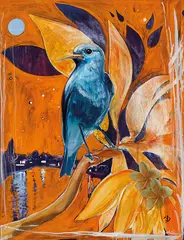 Brett Whiteley, Shao 1979, 1979, oil and collage on board