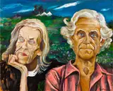 Albert Tucker, John and Sunday Reed 1982