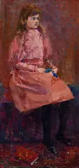 Charles Conder, Dorothy – Daughter of John Stevens, Esq. 1890, 1890, oil on canvas