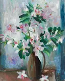 Pink Bauhinea 1964 by Margaret Olley, 1964, oil on composition board, offered Nov 2017