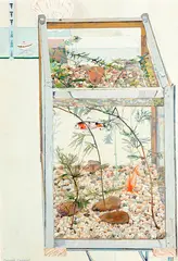 Cressida Campbell, Goldfish (1984), 1984, oil on canvas