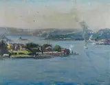 William Ashton, (Sydney Harbour), oil on board
