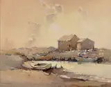 R.w. Sturgess, (The Creek), watercolour on paper