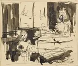 Russell Drysdale, Study for Composition (circa 1944)