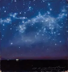 Tim Storrier, Off the Shoulder of Orion 1993, 1993, oil on canvasboard