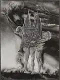 James Gleeson, On Three Columns the Church of Bones Rises to the Clouds (From the Locus Solus Series) 1978