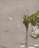 Magnolia Tree in the Rain 1977 by Brett Whiteley, 1977, oil on canvas, sold Aug 2017