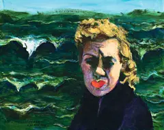 Joy Hester 1991 by Albert Tucker, 1991, synthetic polymer paint on canvas, sold Aug 2017