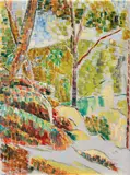 Grace Cossington Smith, Rocks in Bush 1960, 1960, oil on canvas on board
