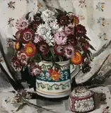 Margaret Preston, N.S.W. Everlasting Flowers 1929, 1929, oil on canvas