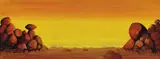 Russell Drysdale, Inland Australia (1967), 1967, oil on canvasboard