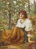 Thomas Matthews Rooke, (Italian Girl) 1889, 1889, watercolour on paper