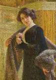 Ernest Martens, Portrait of Lucie Martens (1913), 1913, oil on canvas