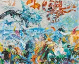 John Perceval, Coastal Crab 1966, 1966, oil on canvas
