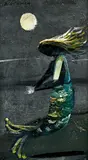 (Mermaid) by Charles Blackman, oil on composition board, sold Jun 2017