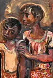 The Younger Brother by Donald Friend, ink and watercolour on paper, offered Jun 2017